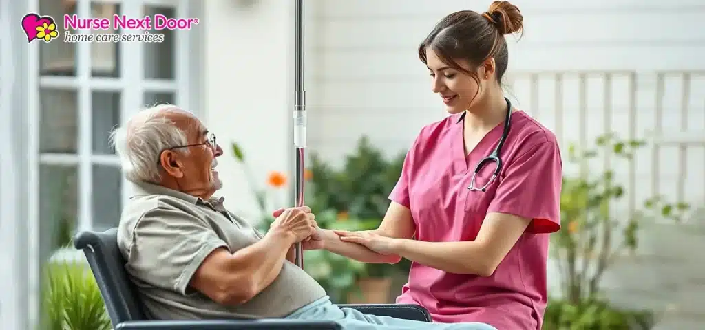 In-home IV infusion in Arlington